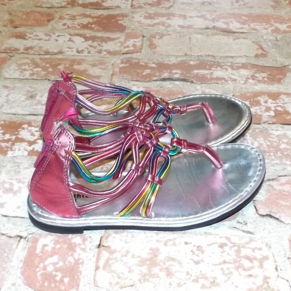 Healthtex Pink Spaghetti Sandals - Picture 2 of 2